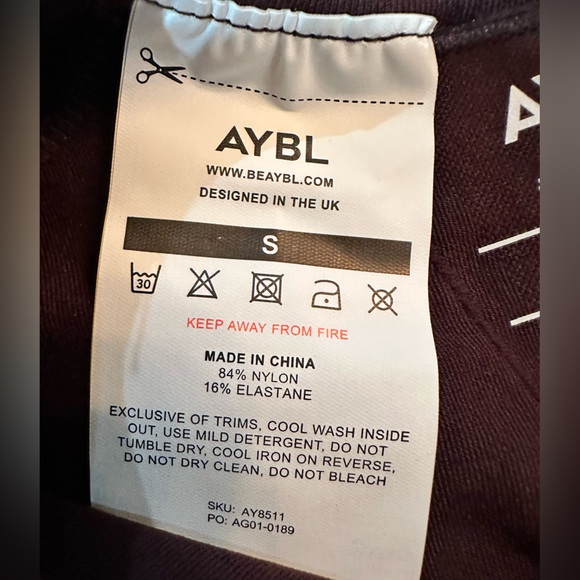 AYBL EMPOWER SEAMLESS LONG SLEEVE CROP TOP - Cocoa Brown - S - Picture 12 of 15